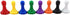 Honbay 80pcs Multi-Color Plastic Pawns Pieces for Board Games, Tabletop Markers Component