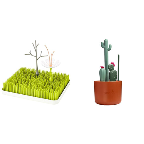 Boon Lawn Baby Bottle Drying Rack Bundle - Includes Twig and Stem Accessories