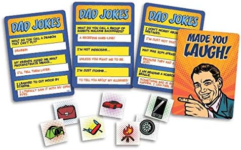 Playroom Entertainment Dad Joke Face-Off 2nd Edition - Keep a Straight Face in This Hilarious Party Game