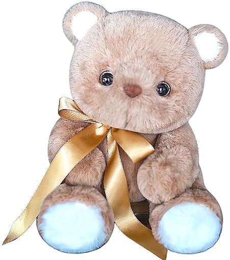 uoozii 12" Non-Shedding Weighted Stuffed Animals - 2 Pounds Microwavable Teddy Bear Plush Pillow Gift for Kids & Adults