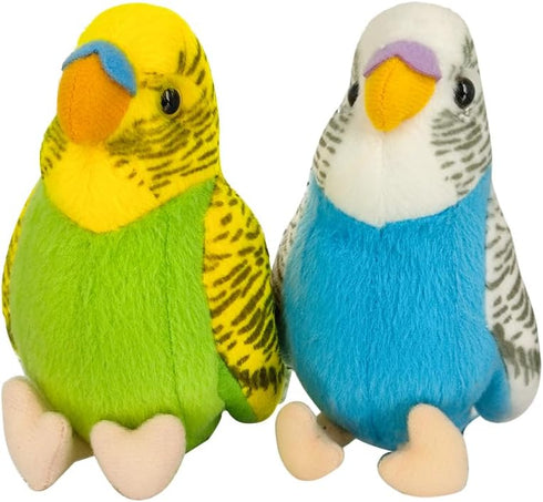 1 5.5 inches, Pcs Stuffed Parakeet Toy, Budgerigar Plush Toy, Parakeet Soft Toy, Stuffed Bird for Kids, Blue