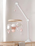 Abizarch 27inch Baby Crib Mobile Arm, Wooden Crib Mobile Holder, Angle Height Cot Mobile Arm, Crib Mobile Bed Bell
