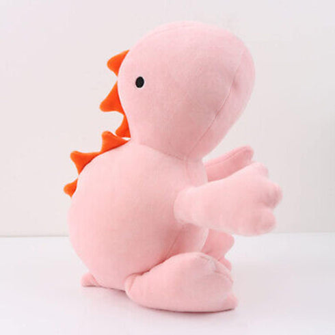 24" 3.5lbs, Weighted Dinosaur Plush Throw Pillowd Pink Dinosaur Weighted Stuffed Animal, Cuddle Plushies for Kids