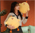 Funny Fat Chicken Plush Pillow - 17.7" Super Soft Simulation Mother Hen Doll, Cute Neck Pillow for Boys, Girls