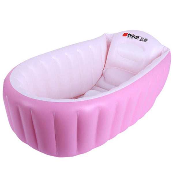 SuperLi Inflatable Baby Bathtub, Kid Infant Toddler Infant Newborn Inflatable Foldable Shower Pool