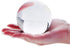 Clear Acrylic Contact Juggling Ball 4" - 100mm, Great for Beginners, Isolations, Body Rolls, and Head Balances