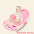 Baby Bath Support Seat Net for Newborn, Adjustable Non-slip Shower Mesh Bath Sling for 0-3 Years (Bathtub Not Included)