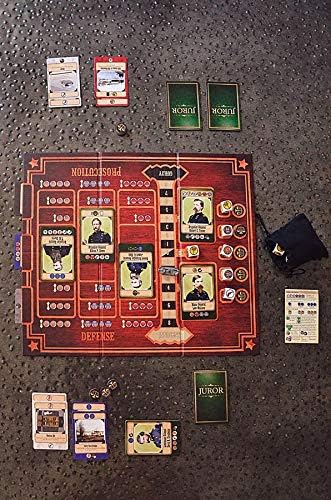 Unforgiven: The Lincoln Assassination Trial Board Game for 2 Players, Strategy, Historical Fun for Couples, Ages 14+