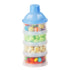 Accmor 4 Formula Dispenser On The Go, Compartments Stackable Formula Container for Travel, Baby Milk Powder Kids Snack