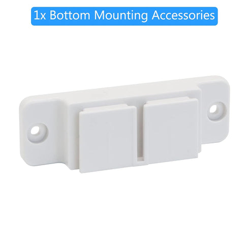 WOMHOM Retractable Baby Gates Replacement Parts Kit (White) - Extra Wide Baby Gate Full Set with Wall Mounting
