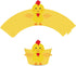 CC HOME 24 pcs Farm Animal Cupcake Wrappers for Baby Shower, Birthday Party, Wedding Decorations