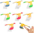 8 Pcs Balancing Bird Gravity Bird Set - Nostalgic Pyramid Balance Eagle for Halloween Christmas (Random Color)