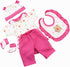 Reborn Baby Dolls Outfit Clothes Accessories for 16-18 Inch Newborn Baby Girl Dolls Matching Clothing