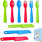 Kids Cutlery Set - Jawbush 9 Pcs Plastic Toddler Utensils with Forks, Spoons, and Knives for School
