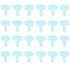 CNAFGBGG 24Pcs Baby Nail File Replacement Heads, Plastic Baby Nail Trimmer Replacement Pads