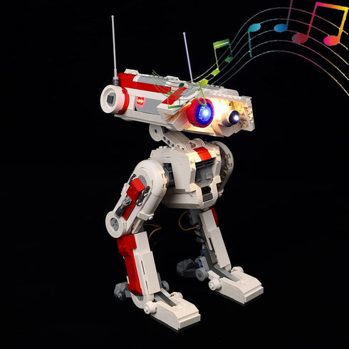 Kyglaring LED Lighting Kit for Lego Star Wars BD-1 75335 Model Building Set - Sound Version