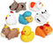 Floating Bath Farm Toys (8PCS), Soft Bath Time Toys for Toddlers, Learning Dogs Ducks Sheep