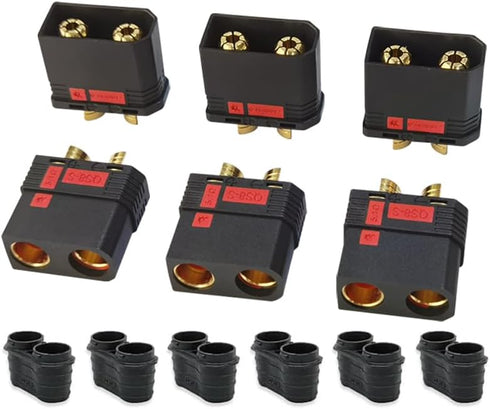 Qs8 Connector Male and Female, High Current Antispark Connector for Remote Control Toys and Drone Battery Charger