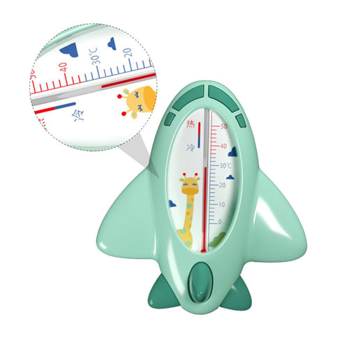 Green Cartoon Bath Thermometer - Safe & Accurate Temperature Tool