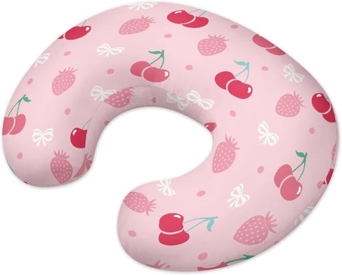 Tnasranmo Cherry Nursing Pillow Cover, Chic Nursing Pillow Case for Mon Breast Friend Compatible with Popular Nursing