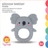 Silicone Teether - Koala - Soft Silicone, Food-Grade Safe Materials, Newborn, Soothing Sensory Toy, Infant & Baby Ages 0+ mo.