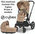 First Essentials 4, Custom Fit Baby Bassinet Mattress Pad, Fits Cybex Priam Water Resistant