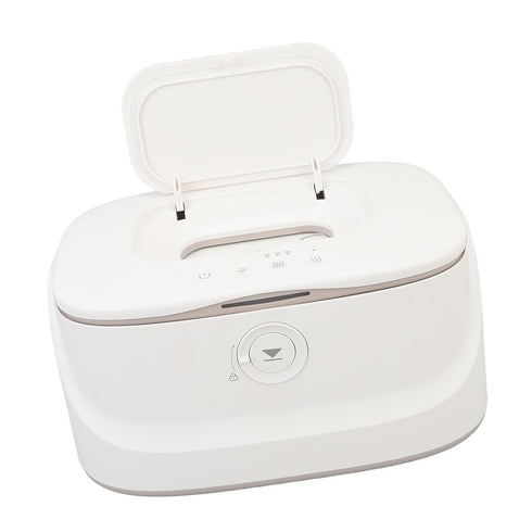 MOTOULAX Baby Wipe Warmer with Sealed Flip Cover Adjustable Temperature Smart Night Light USB Wet Wipes Warmer