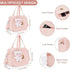 Lushandy Baby Diaper Bag Tote, Mom Bag Crossbody Diaper Bags Baby Travel Bags for Girl Paaleras Para Bebe (Pink, Large)
