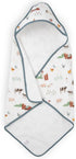 Little Unicorn Premium Infant Hooded Bath Towel| Soft & Absorbent Cotton &