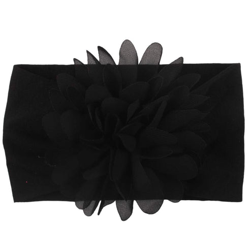 Toptim Baby Head Wrap - Chiffon Flowers Newborn Infant Soft Nylon Headbands