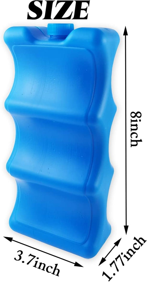 GXXMEI 4PCS Packs Packs Reusable Ice for Breastmilk Storage, Bottle Ice for Breastfeeding Working Mom