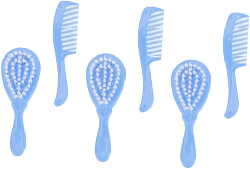 Sosoport Baby Hair Brush Set for Newborns 6-Piece Infant Comb and Massage