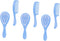 Sosoport Baby Hair Brush Set for Newborns 6-Piece Infant Comb and Massage