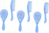 Sosoport Baby Hair Brush Set for Newborns 6-Piece Infant Comb and Massage
