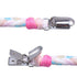 4 Pieces Pacifier Clips - Universal Pacifier Holder for Infant Boys and Girls, Hand-Made Braided Leash