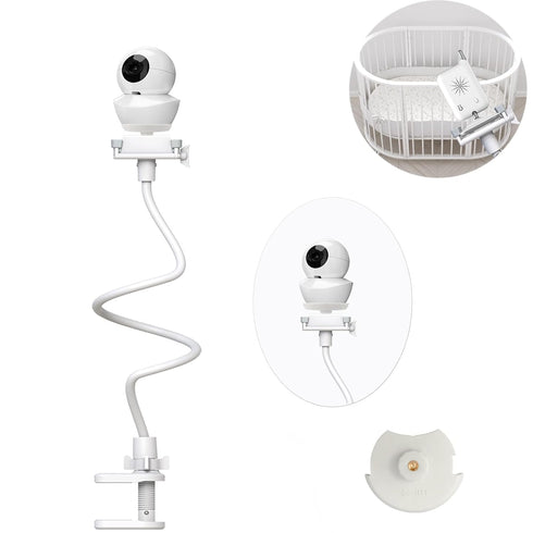 Derebir S2/ V43 /V24 1/4 Baby Monitor Mount Stand Compatible with Babysense Max View HD Camera Flexible Clip Clamp