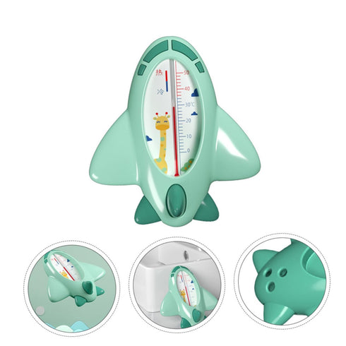 Cute Cartoon Plane Bath Thermometer - Accurate Floating Water Temperature Tool