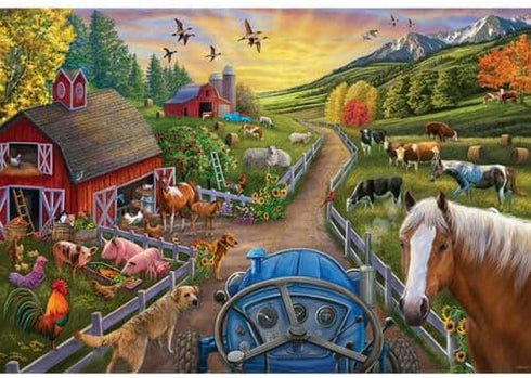 Ravensburger My First Farm 24 Piece Giant Floor Jigsaw Puzzle for Kids - 03076 - Every Piece is Unique, Pieces Fit Together Perfectly