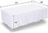 LS Line 800 Count 100% (28" 52" 14") 14" Crib Bed Skirt Pleated, Thread Egyptian Cotton, Nursery Crib Toddler x x
