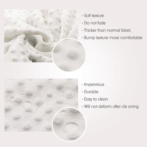 Baby Changing Pad Cover, Super Soft Plush Dot Diaper Changing Table Covers for Babies, Fit 32"/34'' x 16"