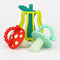 RaZbaby Chompy & RaZ-Pear Teether Set BPA-Free Silicone Teething Toys for Babies