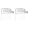 EUDEMON Baby Safety Anti-Tip Furniture Anchor Straps, Childproof Anti-tip Furniture Wall Anchors, Easy to Install