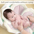 Baby Bath Pad for Infant Bathtub Sink, Soft Flower Mat Tub Supports Lounger Newborn Bathing (Pink)