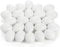 ZEAYEA 24 Pieces Wooden Fake Eggs, White Faux Eggs for DIY Easter