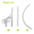 AICMEI 24 inch Crib Mobile Bed Bell Frame arm Bracket, Double nut Screw Fixing Frame -DIY Toy Decoration Bracket (Stand