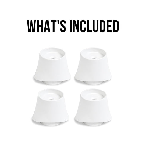 Wall Nanny 4 Inch Extension Accessories for Baby Gate, Connect Extensions to Add 4 Inches in Length - 4 Pack (Made in