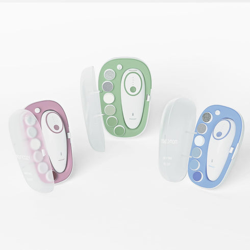 Momcozy Trimmer 7 Baby Nail File Electric, Gentle Baby Nail Electric, Baby Nail Clipper with Night Light, Grinding Head