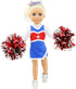 Emily Rose 14 Inch Fashion Doll Clothes 6-PC Cheerleader Gift Set, Includes Gym Shoes and Pom-Poms (Doll NOT Included)