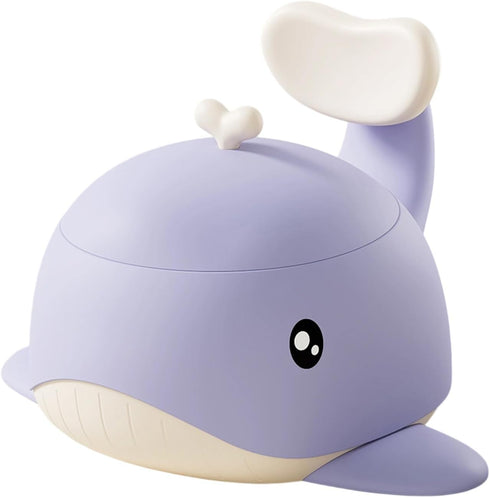 Shinycome Ergonomic Toddler Potty Chair Whale Theme Lightweight & Quick-Clean For Indoor/Outdoor Use Travel-Friendly
