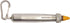 Metal Holder for 1/2” Marking Crayons, Ferro Rods, Hexagonal or Round Shape, Color - Silver